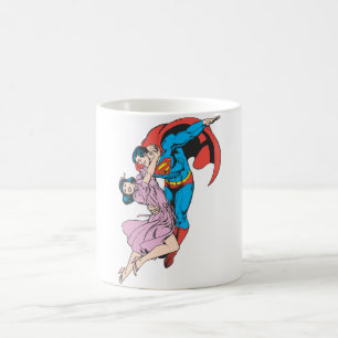 Superman och Lois i Rosa Kaffemugg