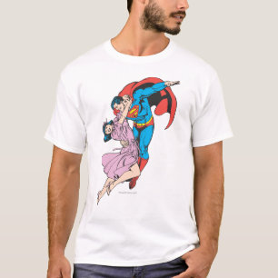 Superman och Lois i Rosa T Shirt