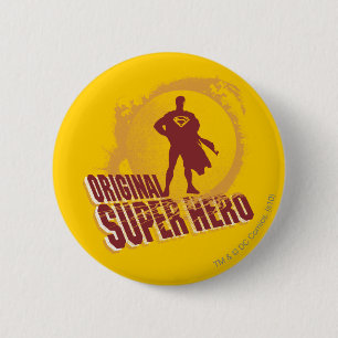 Superman Original Toppen Hero Knapp