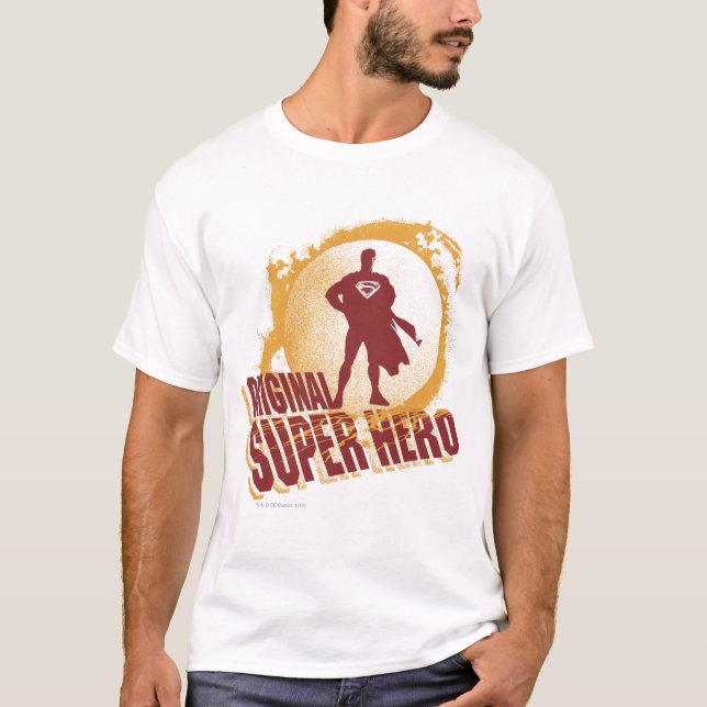 Superman Original Toppen Hero Tee Shirt (Framsida)