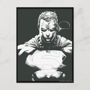 Superman Outline Vykort