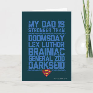 Superman - Pappa är starkare än.. Kort