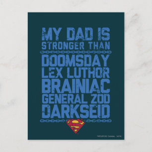 Superman - Pappa är starkare än.. Vykort