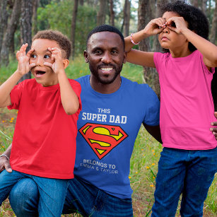 Superman   Pappa-Tillhören till T-Shirt i Toppen