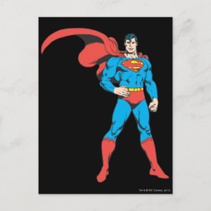 Superman Posing 2 Vykort