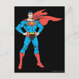 Superman Posing Vykort