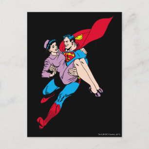 Superman räddings Louis Vykort