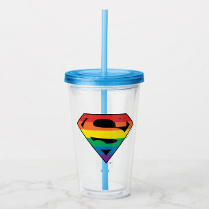 Superman Rainbow Logotyp Take Away Mugg