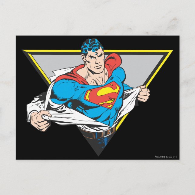 Superman Revealed Vykort (Framsida)