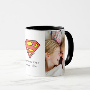 Superman S-Shield Bästa Mamma-foto Mugg