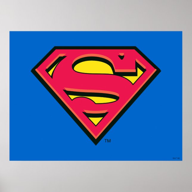 Superman S-Shield | Classic Logo Poster (Framsidan)