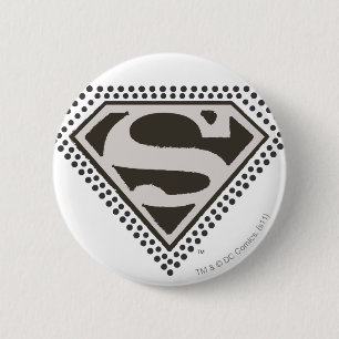 Superman S-Shield Det är Showtime!Logga Knapp