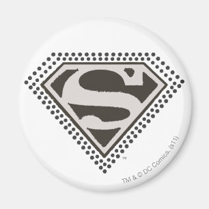 Superman S-Shield Det är Showtime!Logga Magnet