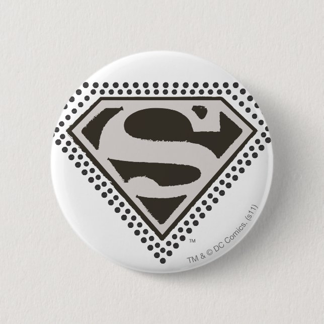 Superman S-Shield | Det är Showtime! Logotyp Knapp (Framsida)