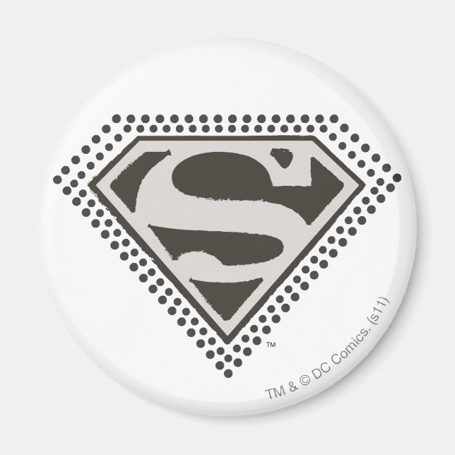 Superman S-Shield | Det är Showtime! Logotyp Magnet (Framsidan)