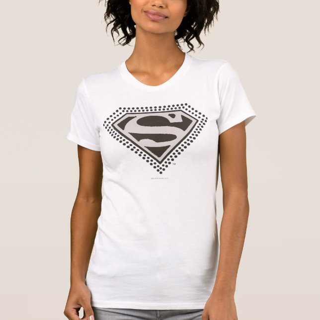 Superman S-Shield | Det är Showtime! Logotyp Tee Shirt (Framsida)