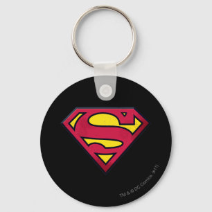 Superman S-Shield Direkt Logotyp Nyckelring