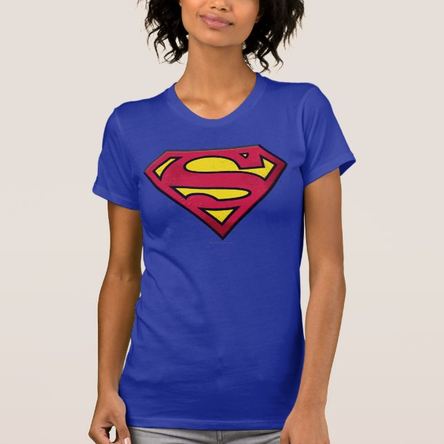 Superman S-Shield | Direkt Logotyp Tee (Framsida)