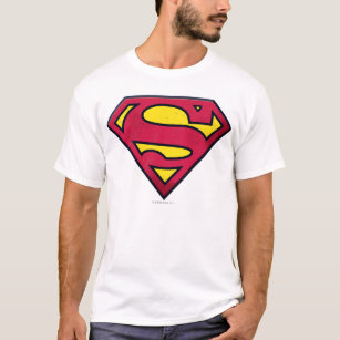 Superman S-Shield   Direkt Logotyp Tee