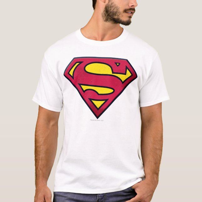 Superman S-Shield | Direkt Logotyp Tee (Framsida)