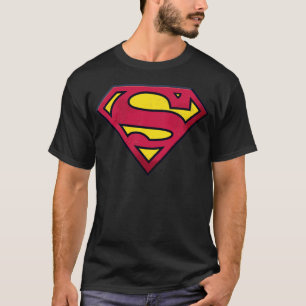 Superman S-Shield   Direkt Logotyp Tee