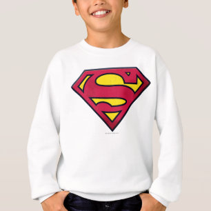 Superman S-Shield Direkt Logotyp Tee Shirt