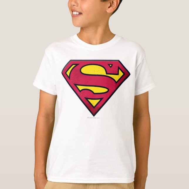 Superman S-Shield | Direkt Logotyp Tee Shirt (Framsida)