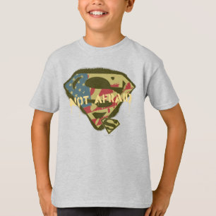 Superman S-Shield Ej finansierad Logotyp Tee