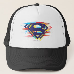 Superman S-Shield  Färgstark Logotyp Truckerkeps