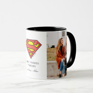 Superman S-Shield Foto för bästa vänner Mugg
