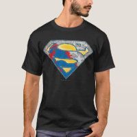 Superman S-Shield | Grått Gult Red Black Mix Logot