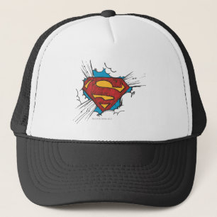 Superman S-Shield Inom moln-Logotyp Keps