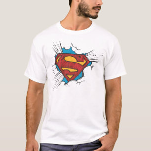 Superman S-Shield  Inom moln-Logotyp T Shirt