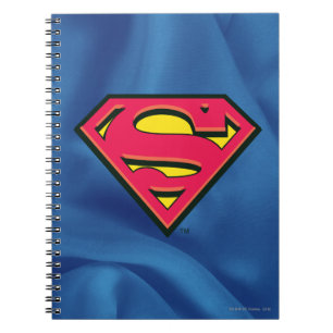Superman S-Shield   Klassisk Logotyp Anteckningsbok