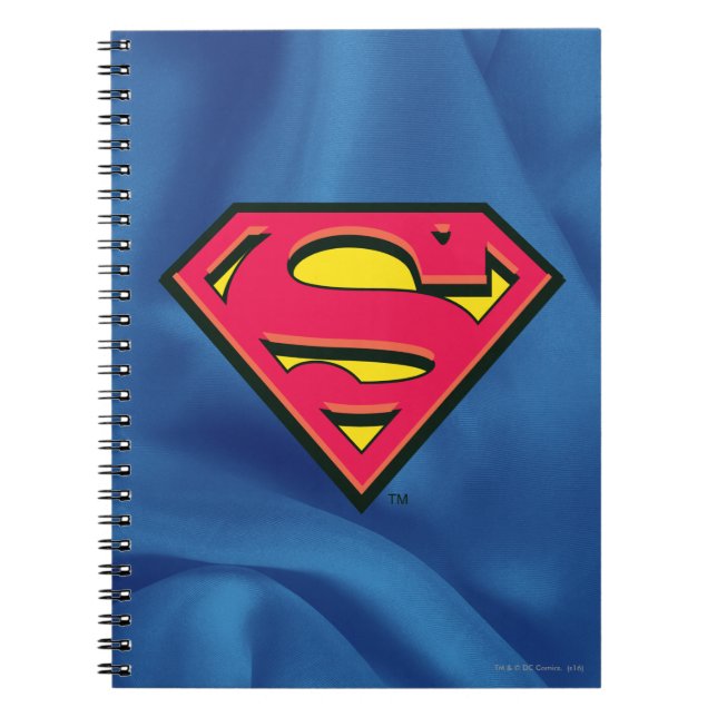 Superman S-Shield | Klassisk Logotyp Anteckningsbok (Framsidan)