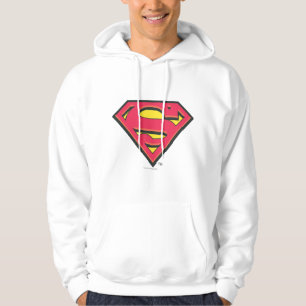 Superman S-Shield  Klassisk Logotyp Hoodie