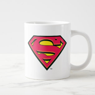 Superman S-Shield   Klassisk Logotyp Jumbo Mugg