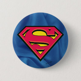 Superman S-Shield | Klassisk Logotyp Knapp