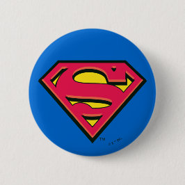 Superman S-Shield | Klassisk Logotyp Knapp
