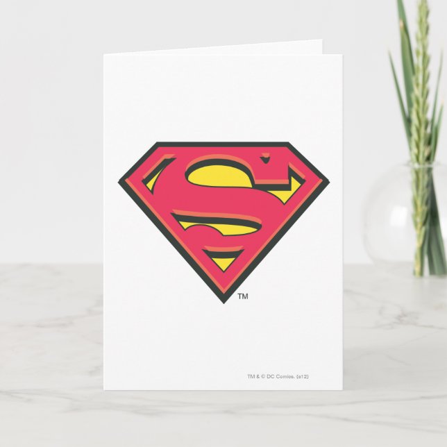 Superman S-Shield | Klassisk Logotyp Kort (Framsida)