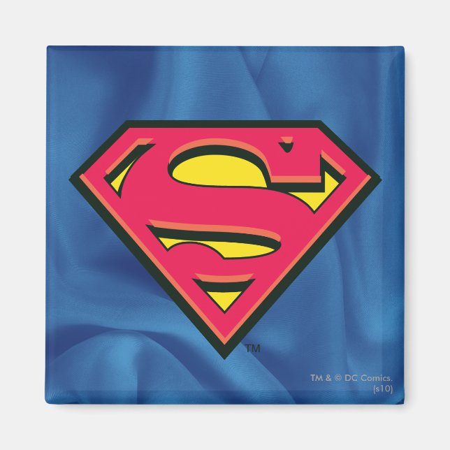 Superman S-Shield | Klassisk Logotyp Magnet (Framsidan)