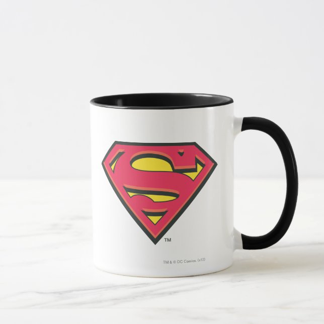 Superman S-Shield | Klassisk Logotyp Mugg (Höger)