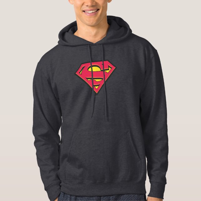 Superman S-Shield | Klassisk Logotyp Munkjacka (Framsida)