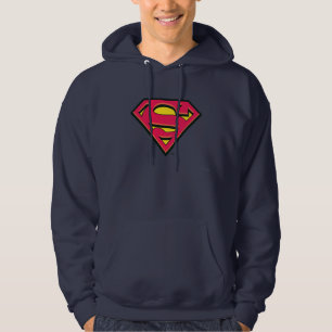Superman S-Shield Klassisk Logotyp Sweatshirt Med Luva