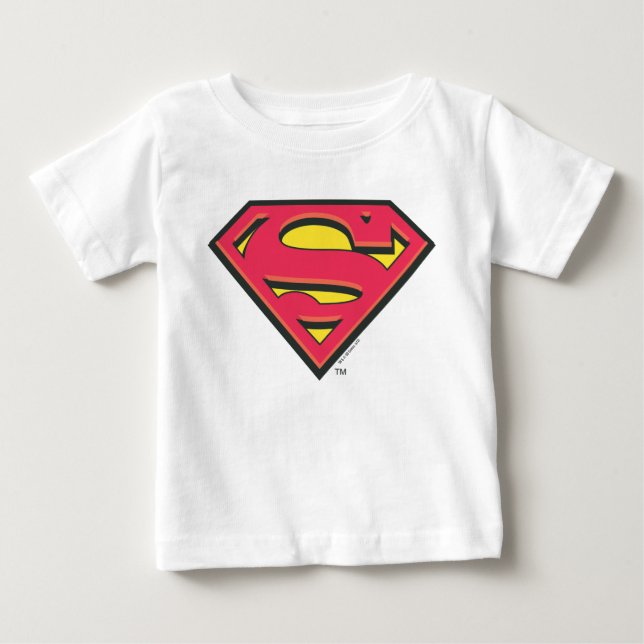 Superman S-Shield | Klassisk Logotyp T-shirt (Framsida)