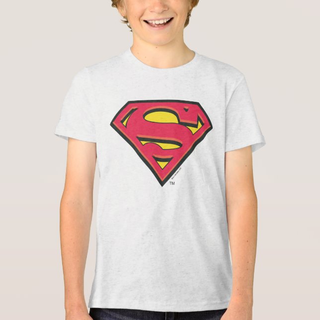 Superman S-Shield | Klassisk Logotyp T-shirt (Framsida)