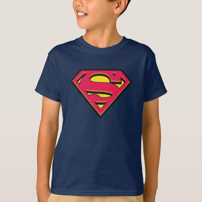 Superman S-Shield | Klassisk Logotyp T-shirt (Framsida)