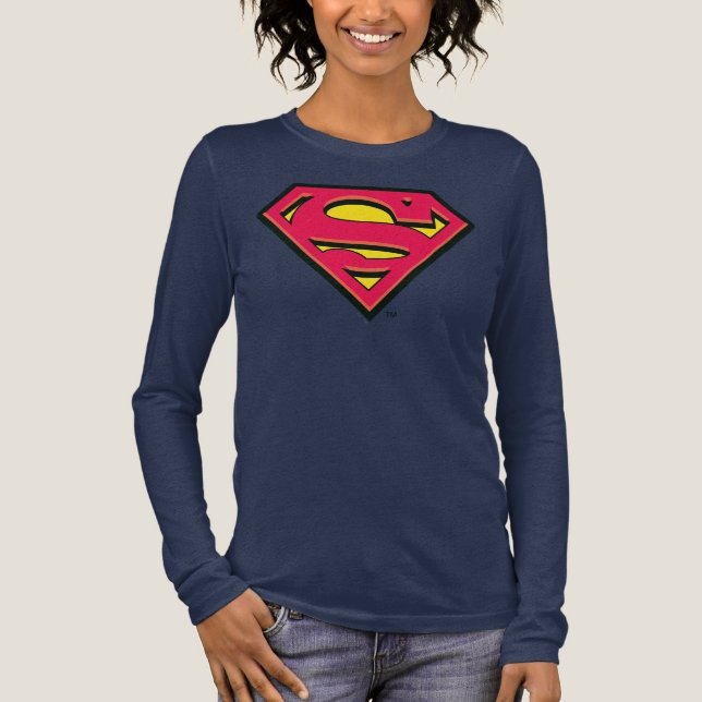 Superman S-Shield | Klassisk Logotyp T-shirt (Framsida)