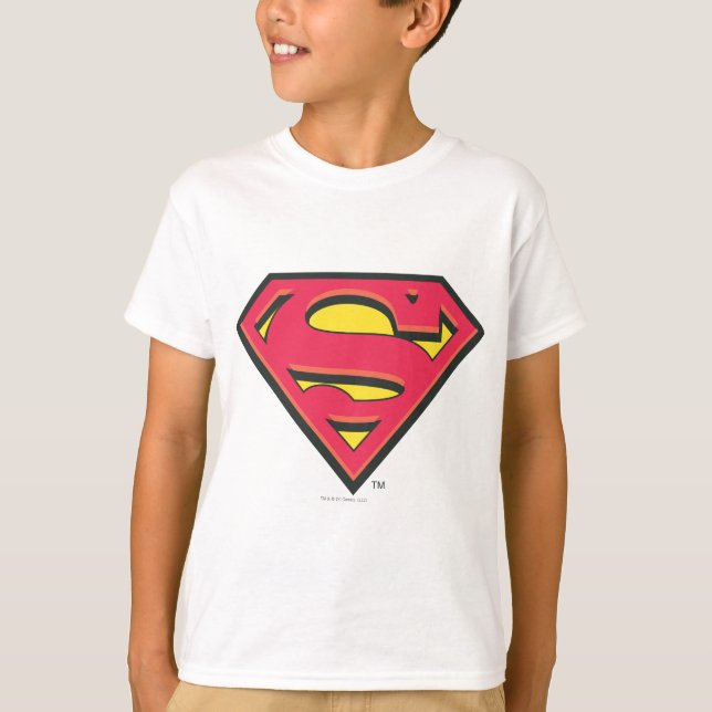 Superman S-Shield | Klassisk Logotyp T-shirt (Framsida)
