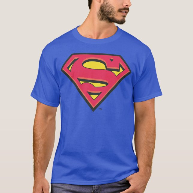 Superman S-Shield | Klassisk Logotyp T-shirt (Framsida)